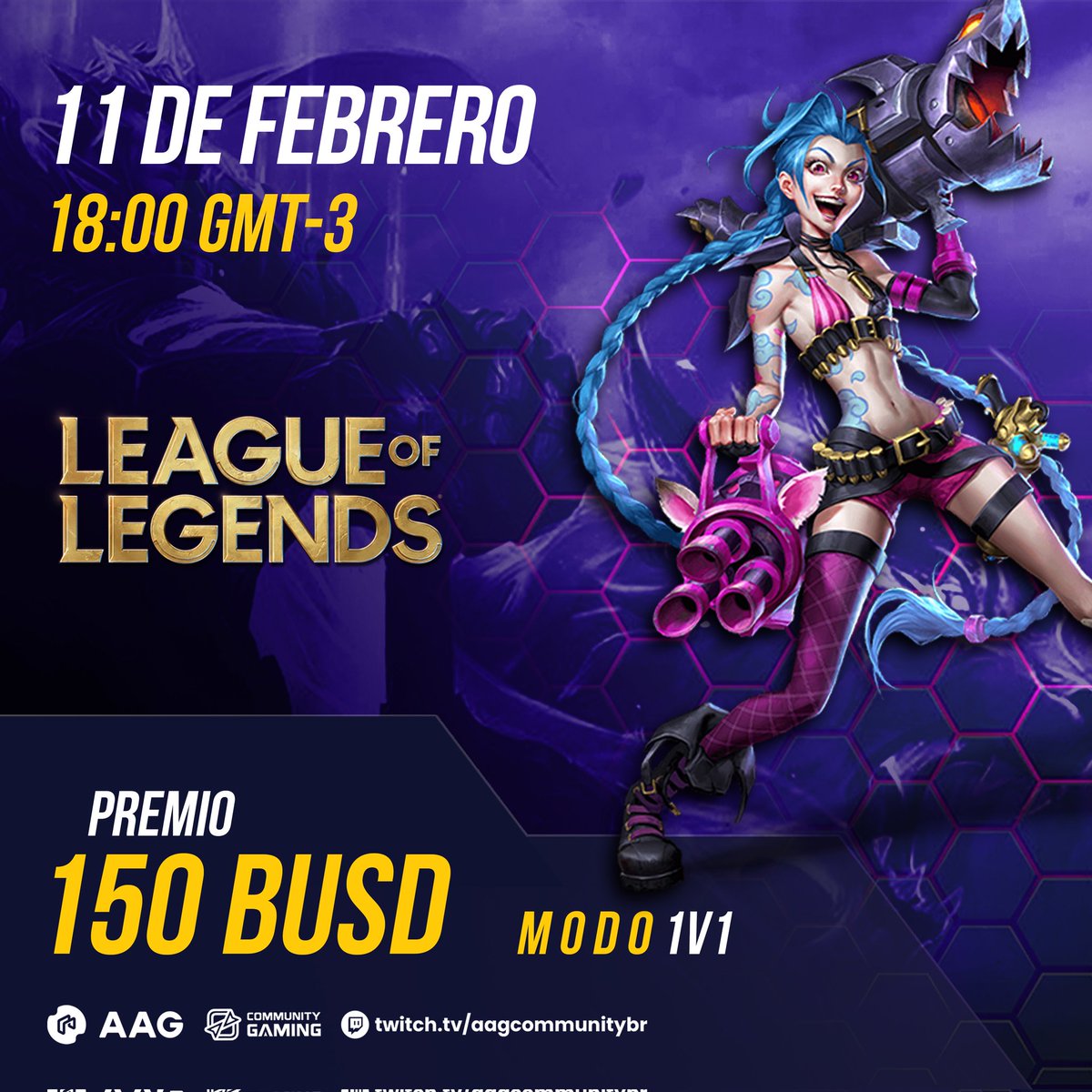 hola chicos, hoy estaremos acompañando a <a href="/AAGGuild/">AAG</a> en el primer torneo de LOL.
Fecha: hoy, 11/2 a las 18hs
Server: Brasil
Premios: 150usd (en paypal)
Inscripción: gratis en communitygaming.io/es/tournament/…
Los esperamos
#eSports #lol #challenge #Brasil #Argentina #duelo