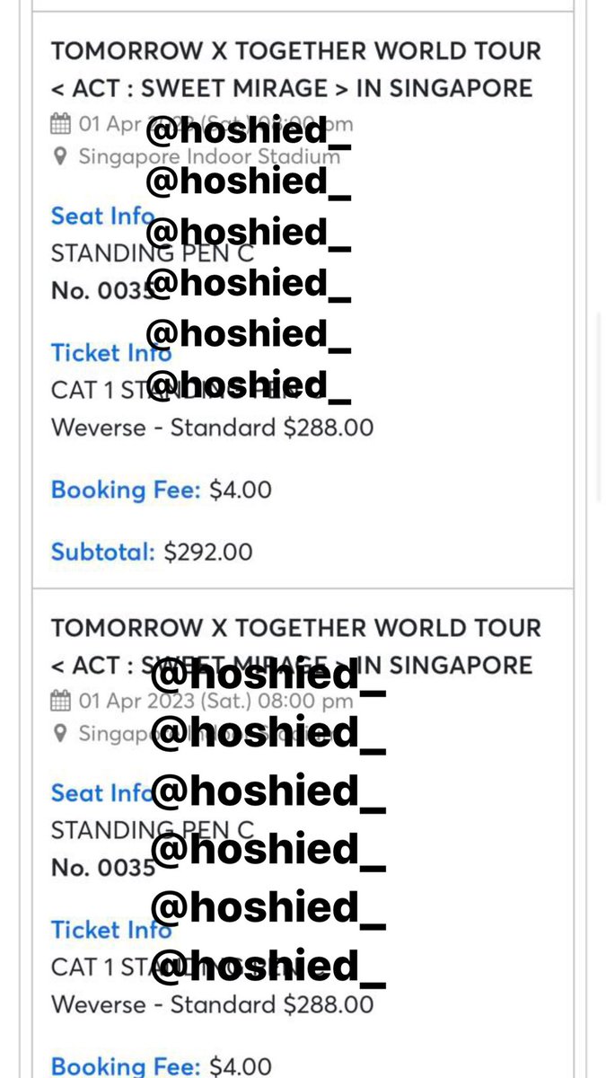 hoshied_'s tweet photo. wts txt tomorrow x together act sweet mirage concert in sg tickets

have: 2x pen c (Q no. 35XX) &amp; 1x pen c (Q no. 37XX)
rfs: got better tickets

all physical tickets. can meetup &amp; show proof of transactions

#TXT_ASM_TOUR #TXTinSingapore #TXTinSG #ACTSWEETMIRAGEINSG #TXT https://t.co/u8Ynmp2iIk