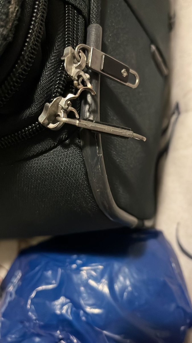 CharleneAlexes's tweet photo. @FlySafair my son flew with you yesterday. George to Jhb. On Xmas day Jhb to George. His locks were cut off nothing was stolen but his bags were damaged. Has this ever happened to anyone else. Why!!!!! https://t.co/9OS44cG720