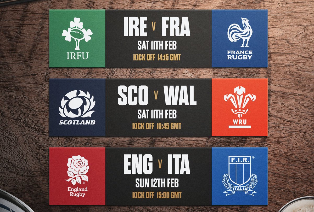 We will be showing the six nations all weekend! The kitchen is open today 12pm till 9pm!