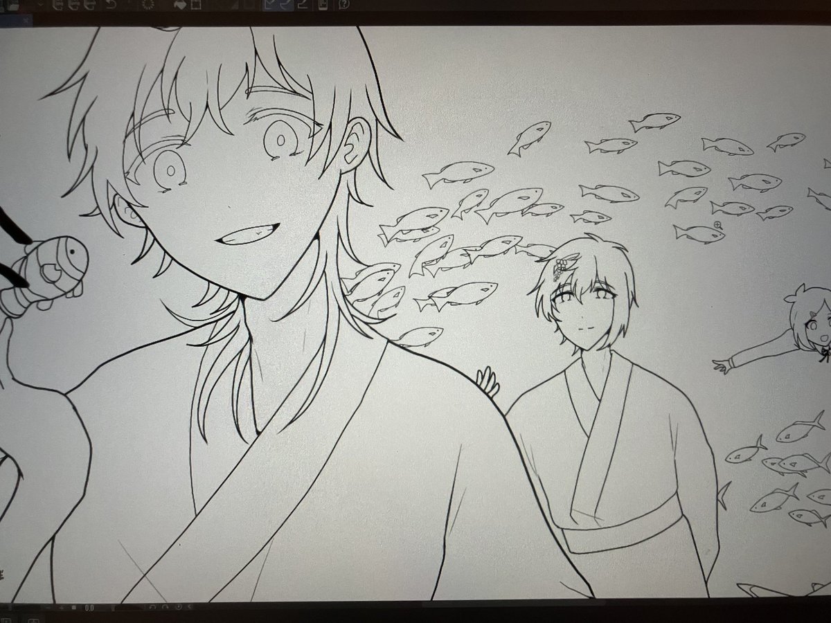 春コミ表紙wip✒️ 