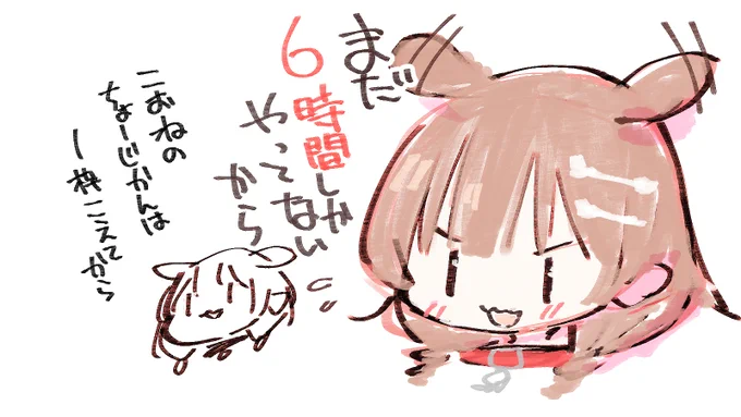 まだ6じかんしかやってないっぬ
#できたてころね #生神もんざえもん
#戌神ころね #HeyGuysXpotato 
