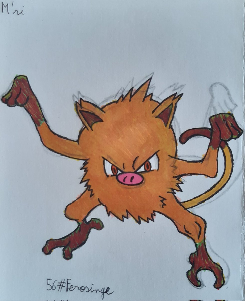 Maillotric1's tweet photo. Il est vénère !!!! #pokemon #pokemonart #Ferosinge #Mankey
Ferosinge/Mankey
En 43 minutes
419/1008 https://t.co/cCrr7rgASo