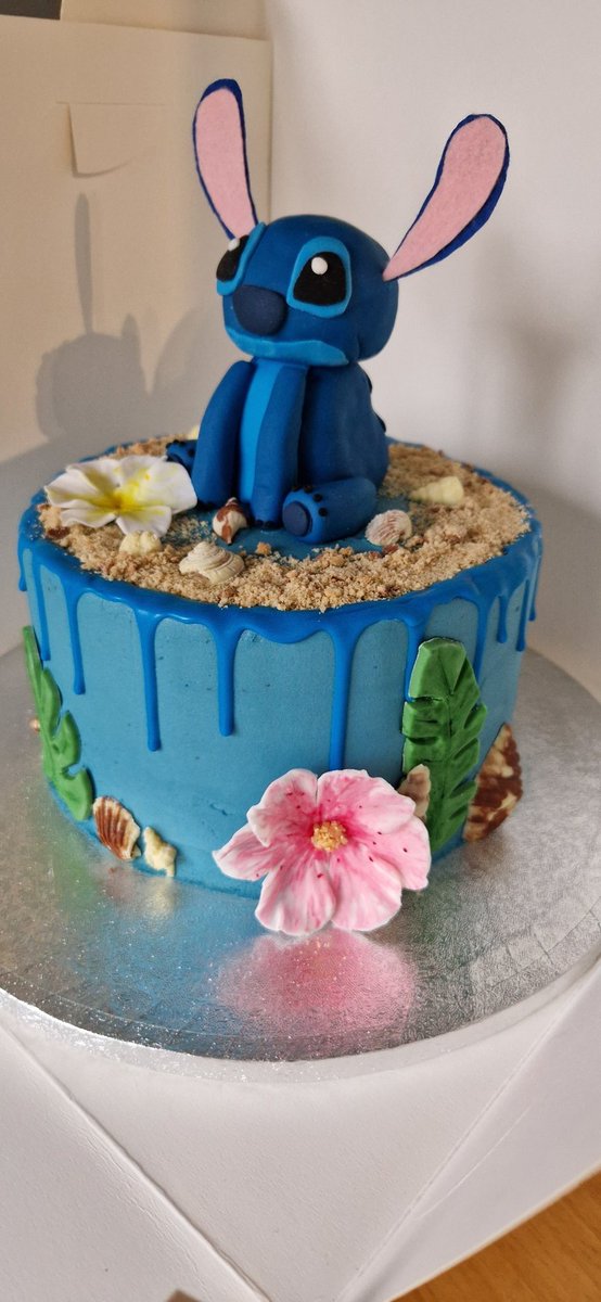 KazMc77's tweet image. Just have to show off my youngest daughter's baking talents. All made by herself and edible apart from Stitch's ears #cakecraft #youngbaker #supertalent