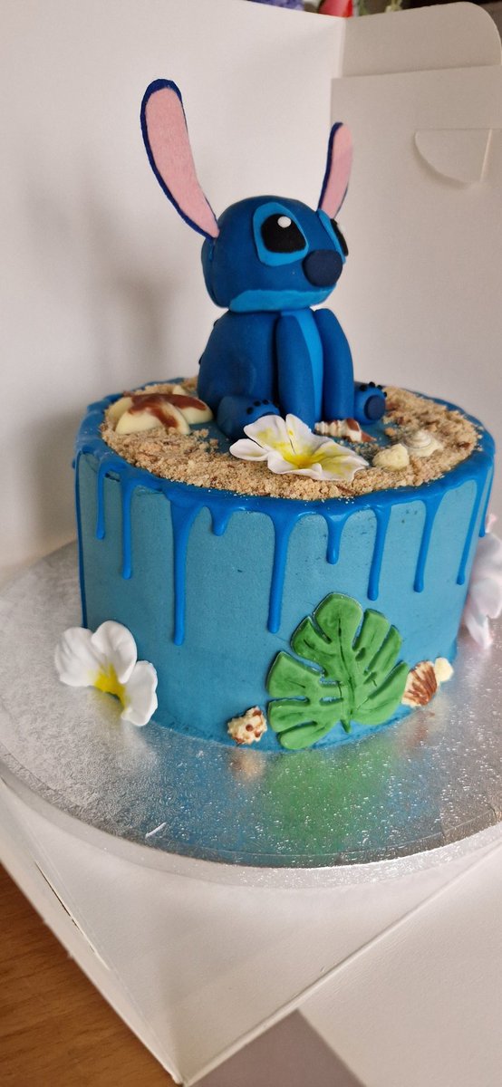 KazMc77's tweet image. Just have to show off my youngest daughter's baking talents. All made by herself and edible apart from Stitch's ears #cakecraft #youngbaker #supertalent