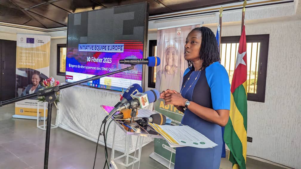 adtpme's tweet photo. Lancement, ce 10/02/2023, dans nos locaux du projet #IYBA, « Investir dans les jeunes entreprises en Afrique », en présence de Mme le Ministre @MazamessoA de @IFSIPR, de nos 11 partenaires, de M. l’@AmbUETogo, de M. @AliouDia, de M. @a_favereau.

#LancementIYBA
#ADTPME https://t.co/5mSixs5acX