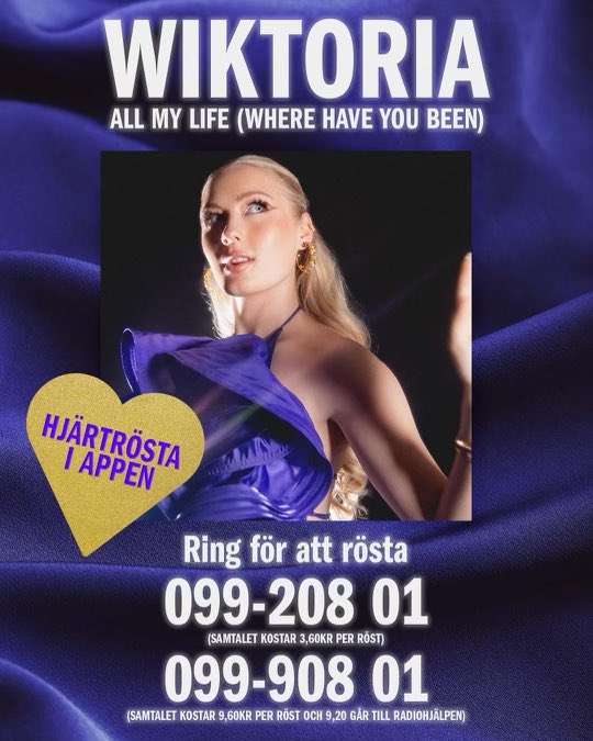 Se till att rösta på min underbara tjej idag❤️🤩