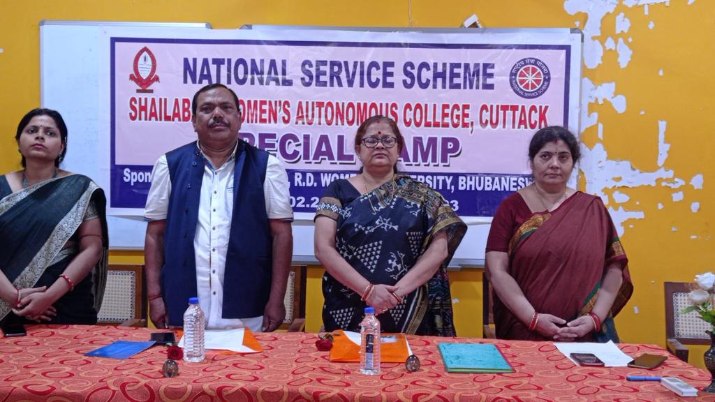 nssbbsr's tweet photo. Inauguration of #SpecialCamp organised by NSS unit of Shailabala Women's Autonomous College, Cuttack, Odisha 
#AzadiKaAmritMahotsav 
@YASMinistry @_NSSIndia @nssrdwu @PIBBhubaneswar https://t.co/T1FiRdpcH7