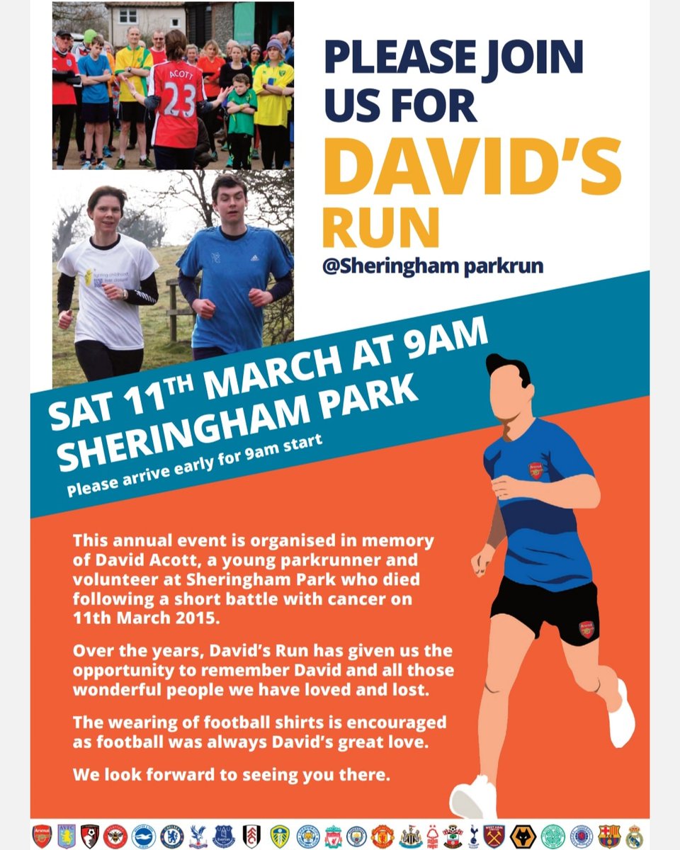 One month to go. If you're near enough and fancy joining us @sherparkrun, it would be lovely to see you. ❤