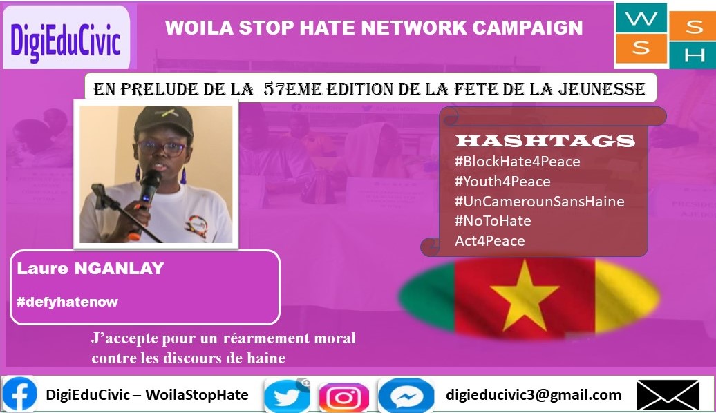 LaureNganlay's tweet photo. #weekendmoodactivated
Happy Youth Day to ALL of us #youth.
Je suis jeune & je m'engage pour #UnCamerounSansHaine
#RedefiningMe
#GirlOnTheMove
#ImpactingMyWorld https://t.co/bgYTEXEXGK