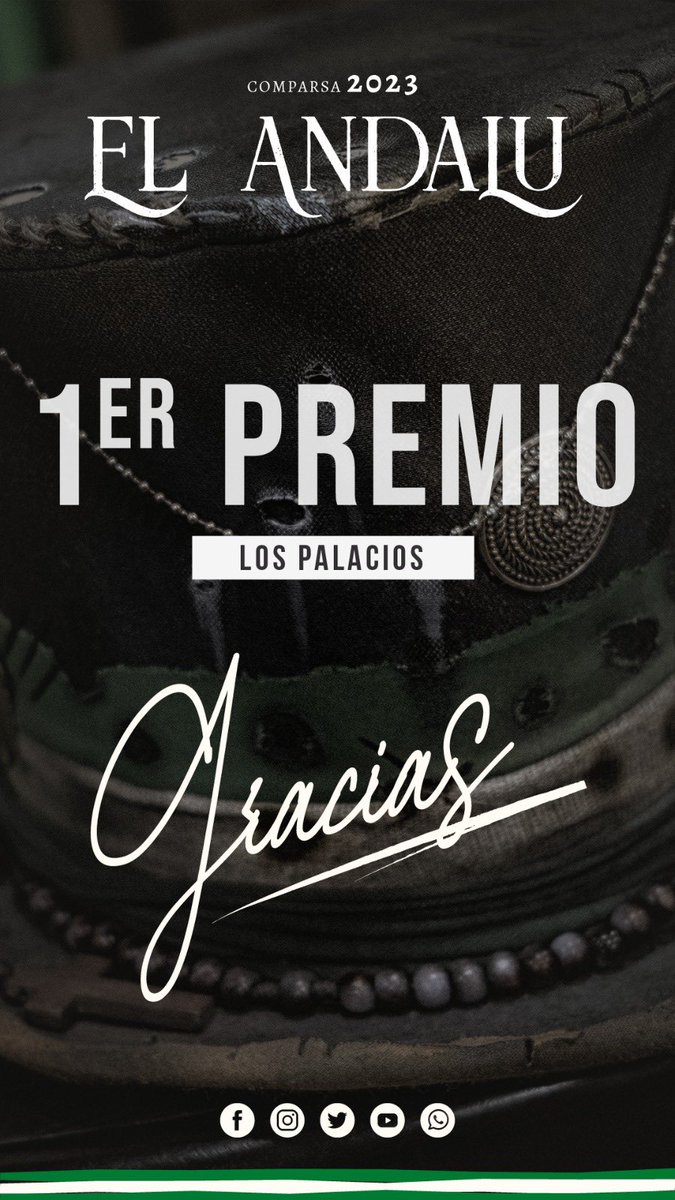 ComparsadeRZ's tweet photo. Hoy queremos empezar el día dando una muy buena noticia.

Esta madrugada recibimos el 
1er premio en el Concurso de Agrupaciones de Los Palacios. 

Queremos agradecer al pueblo de 
Los Palacios por acogernos con tanto cariño. 

Ha sido un verdadero placer.
#ElAndalú🇳🇬 https://t.co/zMpLB7Wurh