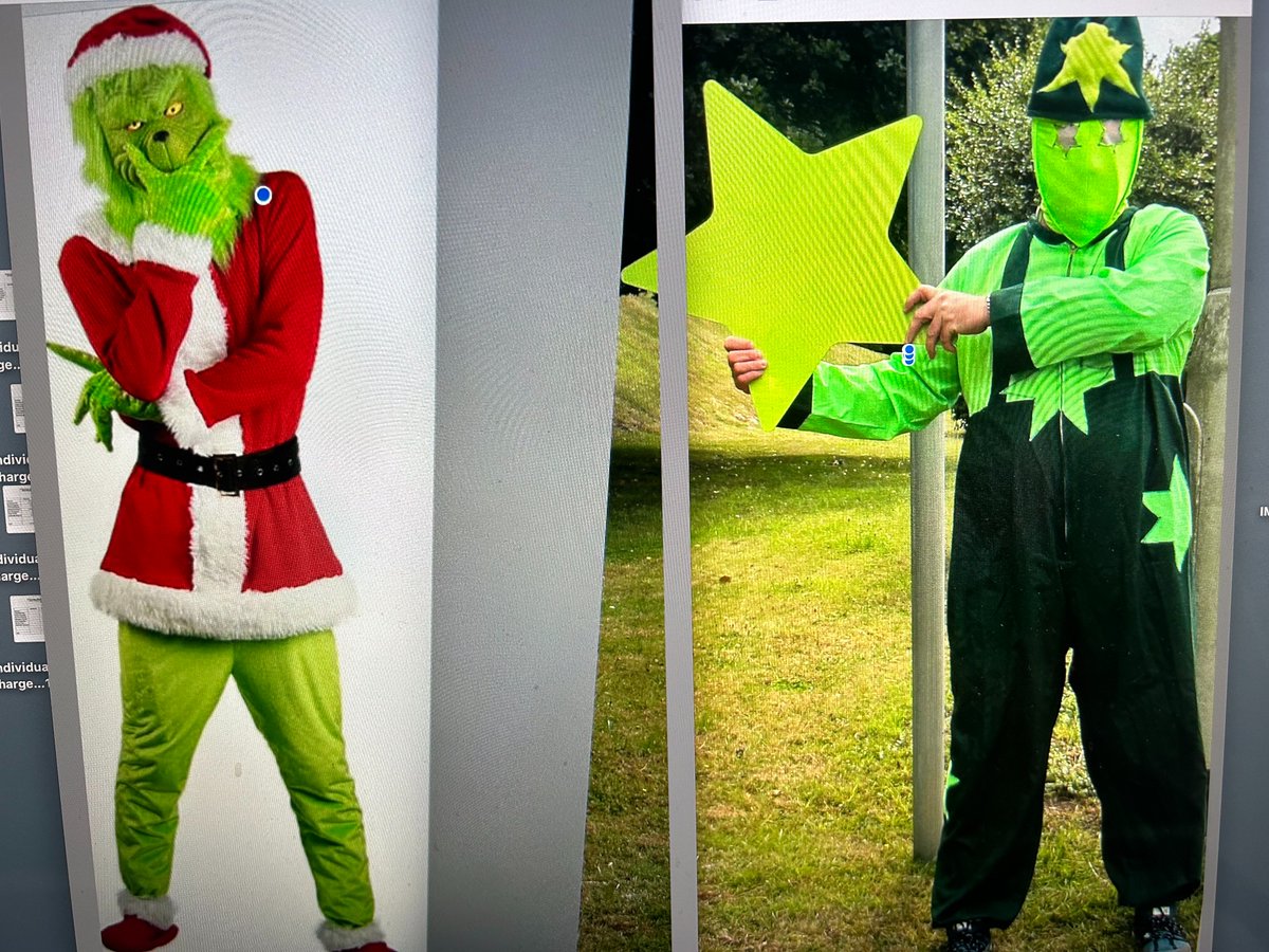 No they are not one and the same person, they just spent xmas together &amp; now The Grinch has gone, Lottie feels it's safe to return, just in time for some fabulous news on Valentines day