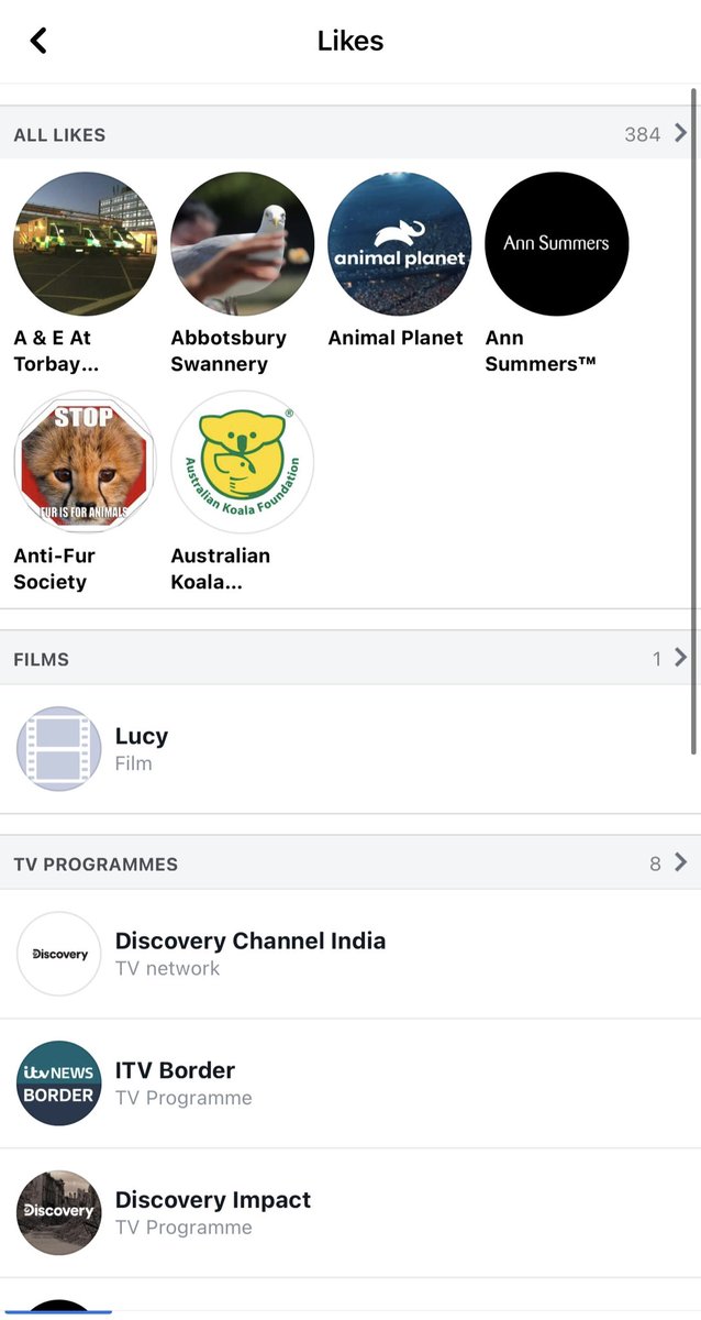 Gerdi777's tweet photo. @All_Sports_Adam Also his LinkedIn says Torquay, and how odd is his Fb likes - all animal stuff and AnnSummers.. https://t.co/AGTofzLV4Y