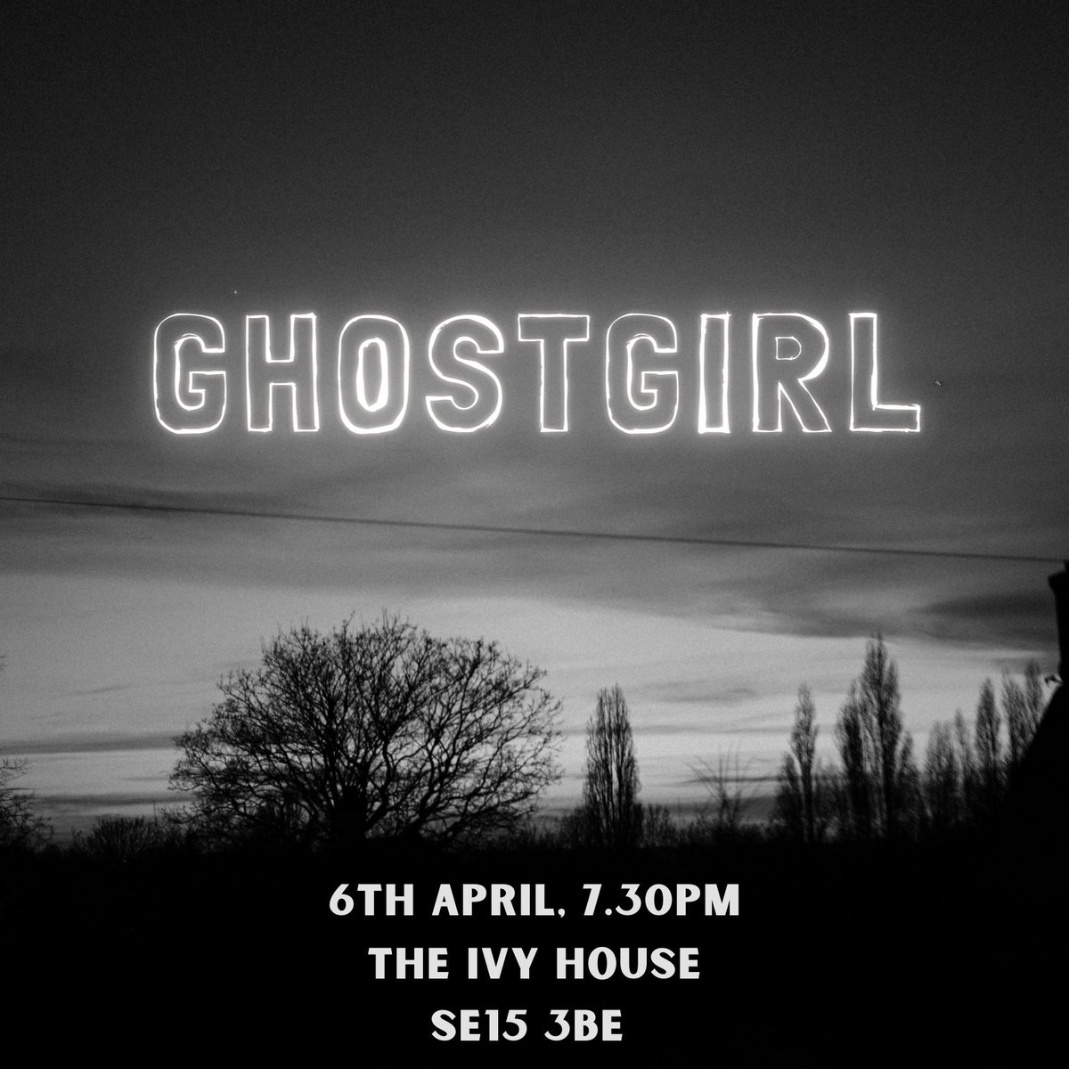 ---ANNOUNCEMENT---
The wonderful <a href="/ghostgirlmuses/">ghostgirl</a> aka @KayRowanThinks will be playing a headline gig at <a href="/ivyhousenunhead/">The Ivy House</a> in Nunhead in APRIL! 
Support acts to be announced and tickets coming soon! 

#gig #folk #singersongwriter #transgenderartists #independentvenue