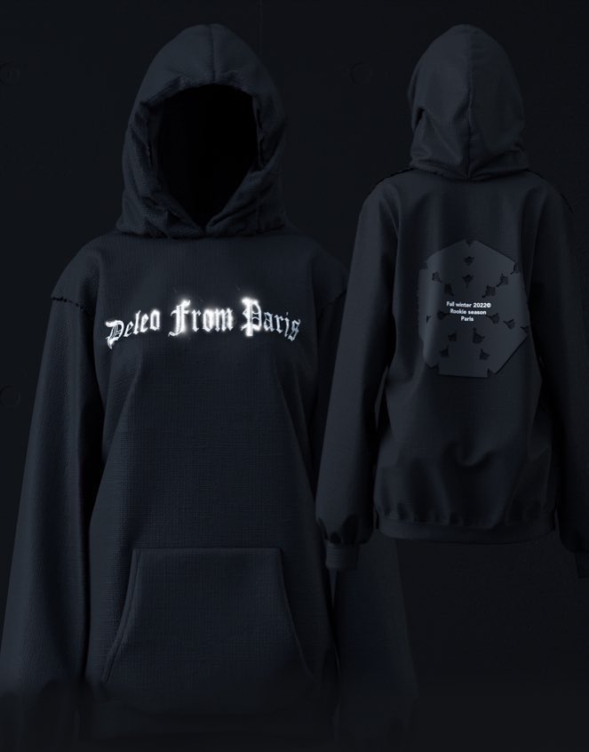 deleofromparis's tweet photo. Hoodie Eternel level2
*No filter
#Fromphysicaltodigital #NFTCommunity #NFT https://t.co/dwf3mTF79h