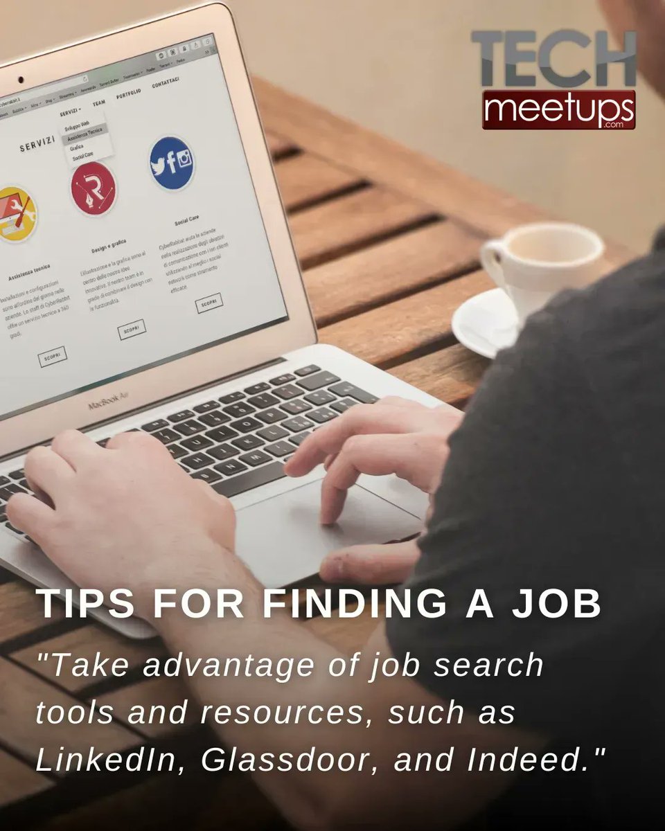 Taking advantage of job search tools and resources such as #LinkedIn, #Glassdoor, and #Indeed can be a great way to help find the right job for you. 👔🧑‍💼
#jobseeker #jobhunt #hiringrecruiters #techtalent #techtalents #techmeetups #findajob #hiring #jobsearch