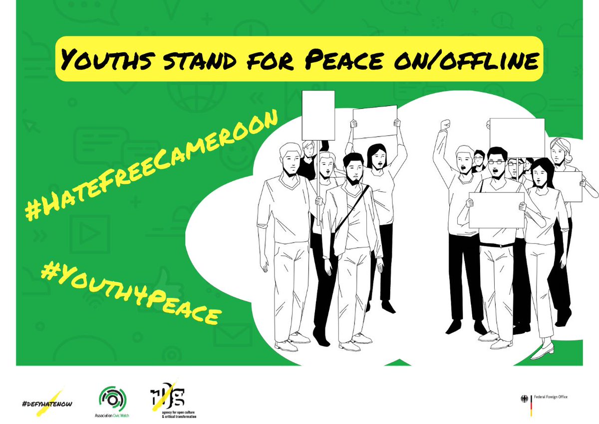 civic_watch's tweet photo. #HappyYouthDay2023
Dream big, work hard and believe in your potentials.
Take chances and showcase your talent.
The Education of our youths is the foundation a better #Cameroon.
#Youth4Peace
#Youth4CivicEngagement
#NoToViolence
#PenNotGun https://t.co/KHilB6avll