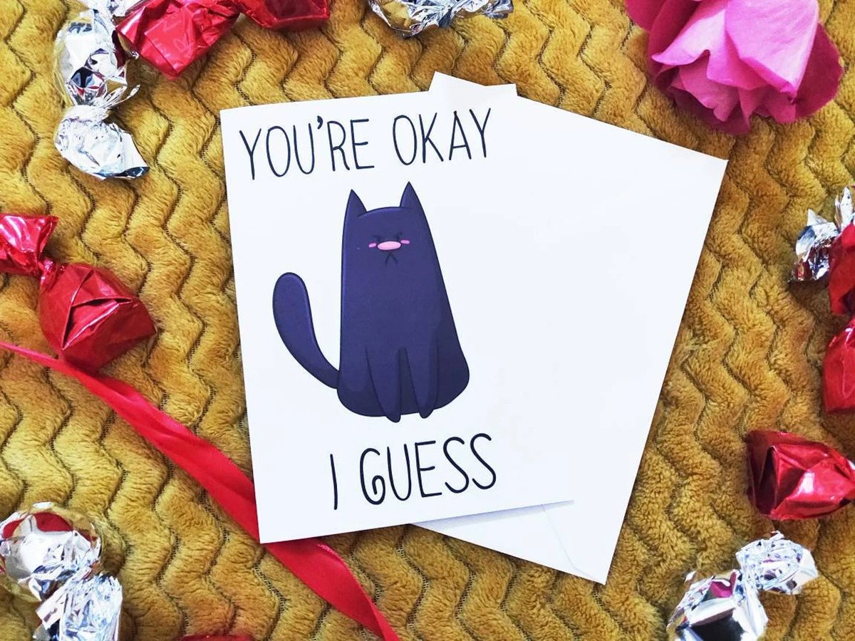 KPrimeArt's tweet image. Say what you REALLY want to say this Valentine's 💕😹

etsy.com/listing/680973…

#catownerlife #catmerch #catillustration