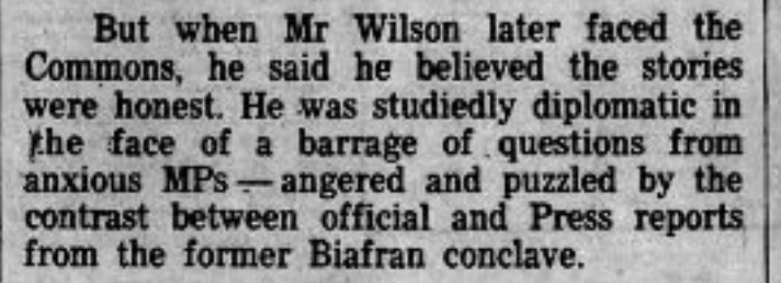 BIAFRA HORROR REPORT: Reporters had written scandal stories of cases of RAPE and Pilage. Of course this happened. Evening Post 1970. IPOB: @GlobPeaceIndex & @InstituteGC should have known that #IPOB are victims of #Genocide b/4 aligning themselves with #Genocidist . #Biafra👇