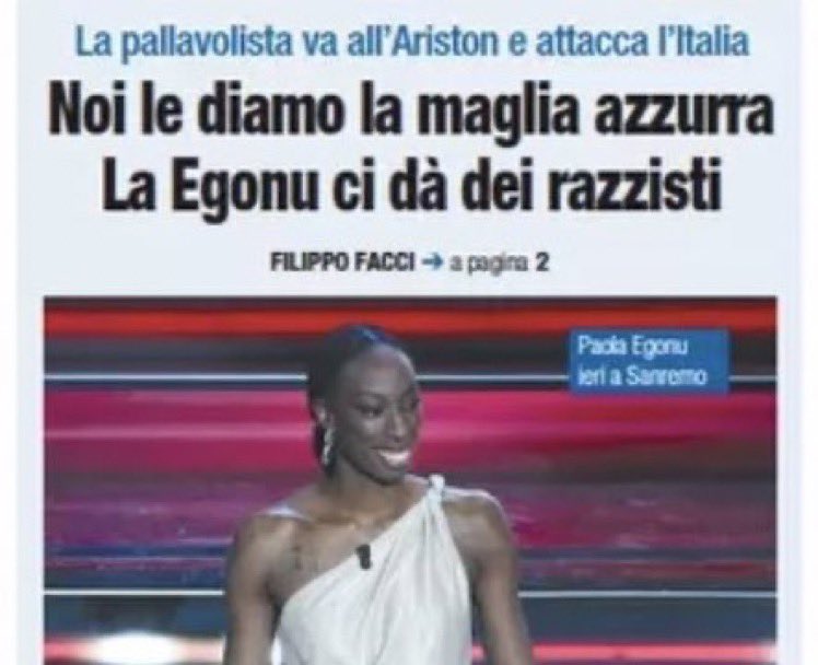 Luca_Muzzioli's tweet photo. Non ho gradito la deriva di Paola sotto diversi aspetti. Per la generalizzazione e perché penso che sia troppo fragile per reggerne il peso dell’odio scatenato. Ma il “noi le diamo…” è un ossimoro nell’Italia del Merito… Quella maglia se l’è presa con merito, qualità, lavoro. https://t.co/vMtquXDAeV