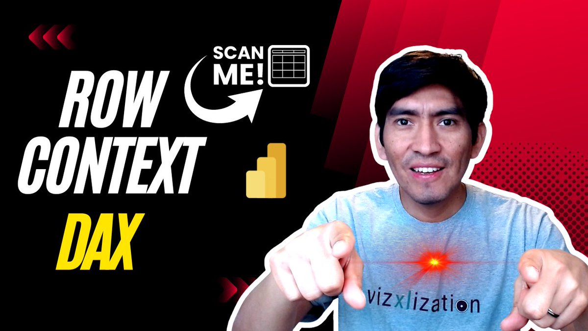 quipuanalytics's tweet image. ROW CONTEXT is one of the key concepts to mastering DAX in Power BI! Check out an example below 👇

Cheers!

youtu.be/tOyPYxTPOf4
#DAX #rowcontext #PowerBI