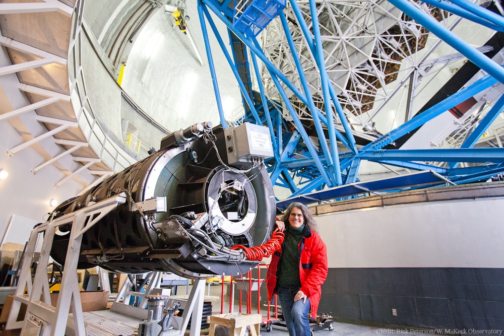 2020 physics laureate Andrea Ghez: then and now. 

As a young girl, Ghez loved mathematics and all types of puzzles. She would grow up to become an astronomer proving that something massive, most likely a black hole, is lurking at the center of our Milky Way.

#WomeninScience