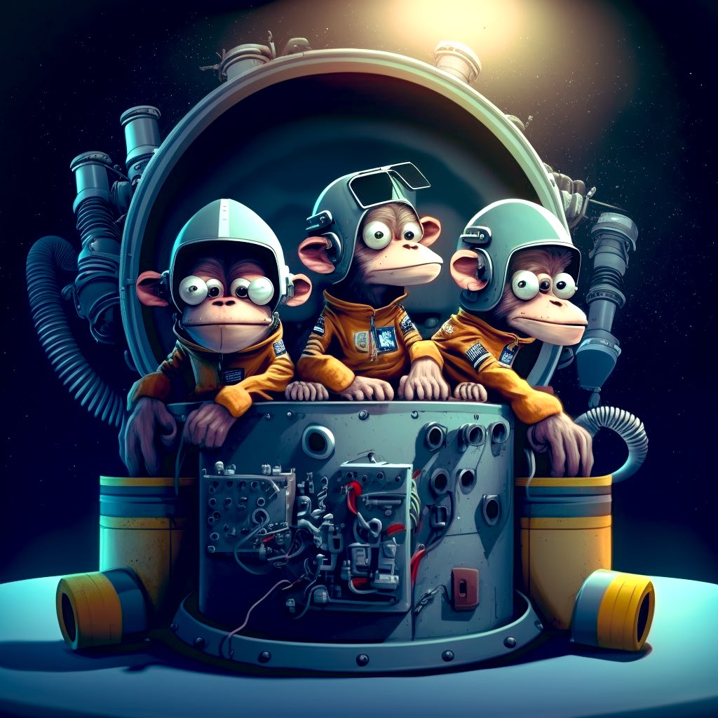 MonkeySpaceDAO's tweet photo. Space monkeys are gathering in force https://t.co/BO9tNQULoU