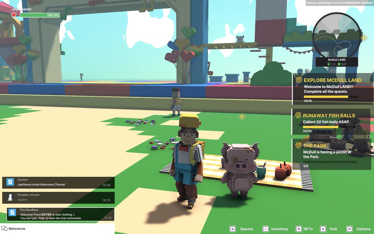Jaykthevoice's tweet photo. @TheSandboxGame I found McDull in McDull LAND! 🐷 #LunarNewYearTSB https://t.co/YMt11rcF67