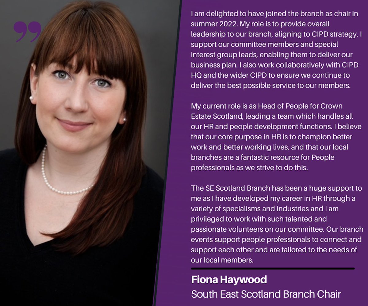 The CIPD Branch in South East Scotland tweet media
