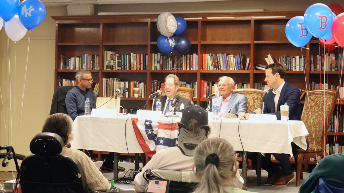 RiverSpringNYC's tweet photo. Join us at the Hebrew Home at Riverdale on Feb. 16 for an afternoon of #baseball! We will be having a Hot Stove Talk with legendary @Yankees broadcasters #JohnSterling and #SuzynWaldman &amp; legendary @RedSox broadcaster #JoeCastiglione and play-by-play broadcaster @WillFlemming! https://t.co/SWNTpxMZXN