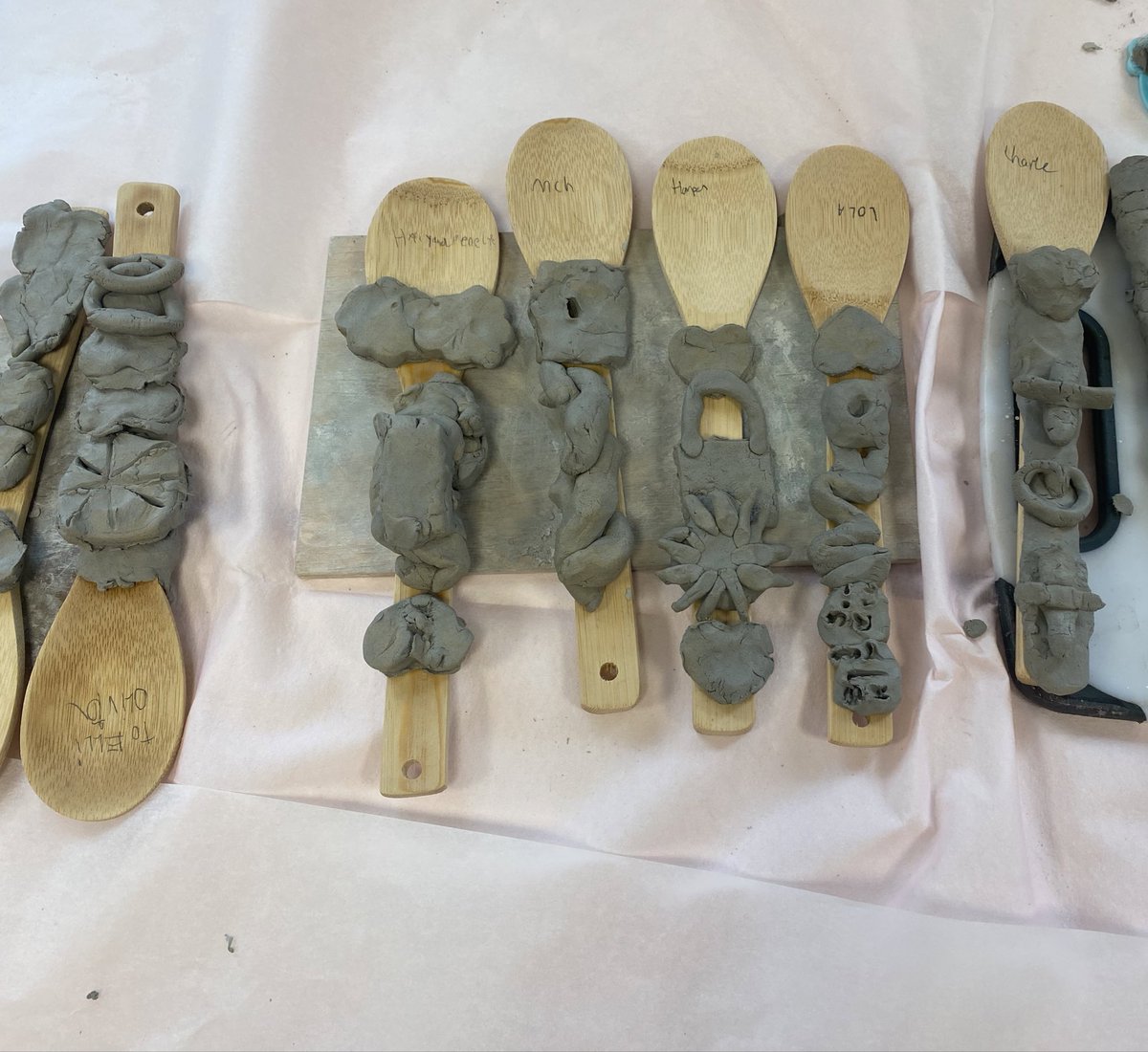 MrsHeathUSW's tweet photo. I am blown away by year 2 @MrsEdwardsBHPS love spoon creations! Everyone tried so hard and made beautiful symbols for their special person. The links between their designs and creations are clear to see #lovespoons #welshculture @BAPrimaryUSW a https://t.co/rCRHzEk5Xe