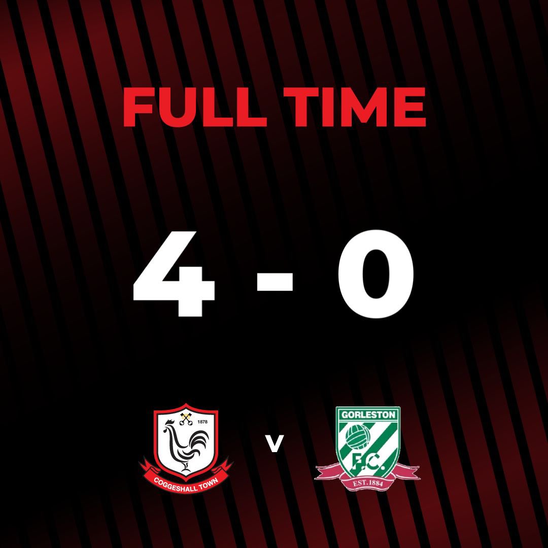 FULL-TIME

#SeedGrowers 4 - 0 <a href="/gorlestonfc/">Gorleston Football Club</a> 

The boys reap the rewards of a sensational second-half, seeing out a comfortable scoreline to the final whistle!

#COGGOR