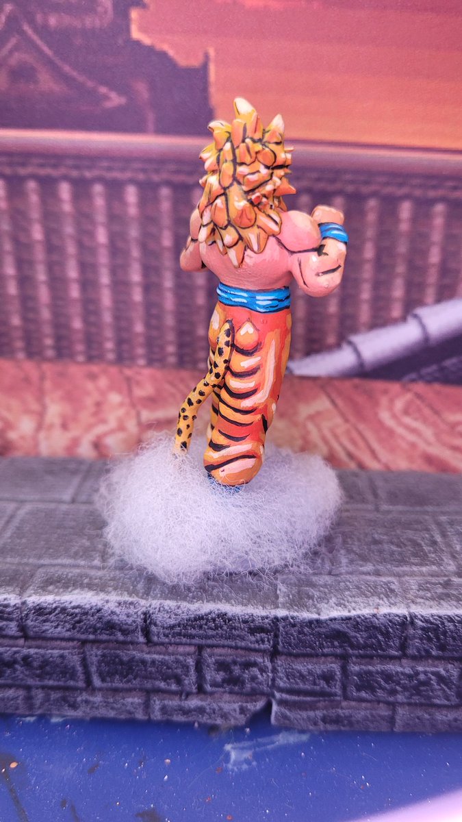 TheBaldGM's tweet photo. And here some finished shot of my Dragonball Z/Pacman/Street Fighter cross over for @Goblin_Squire #Goblinspiration's "Video games". https://t.co/dszz5hp5Gp