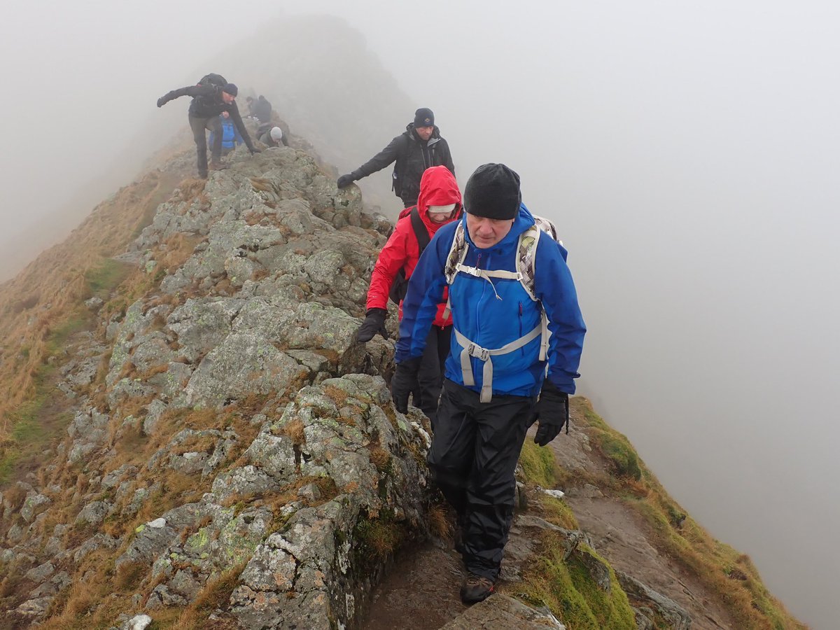 LakesWeather's tweet image. We didn’t get on the snow today as there is very little left at the moment but todays #winterskills team enjoyed a loop around the #helvellyn edges with lots of chat about all things wintery! Wes #thinkWinter