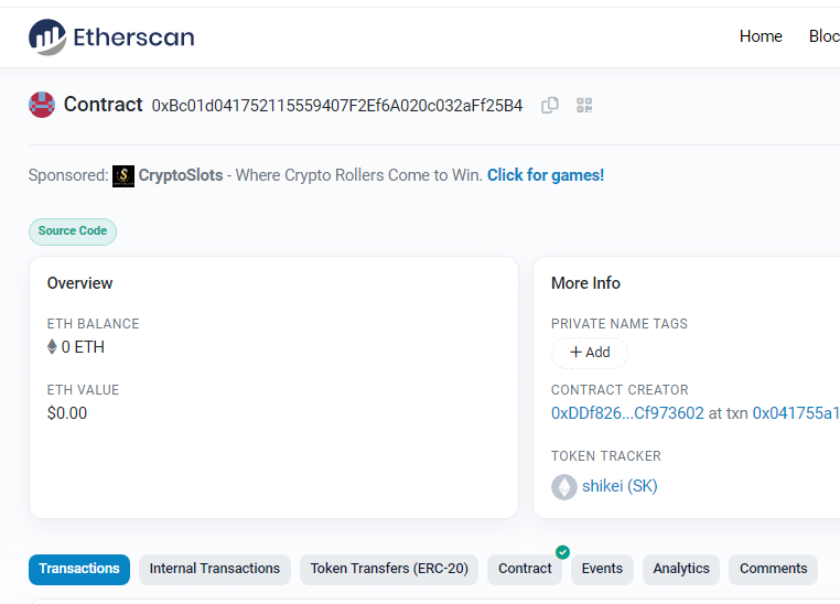 Our mission will begin momentarily ⚔️🐍

etherscan.io/address/0xBc01…
