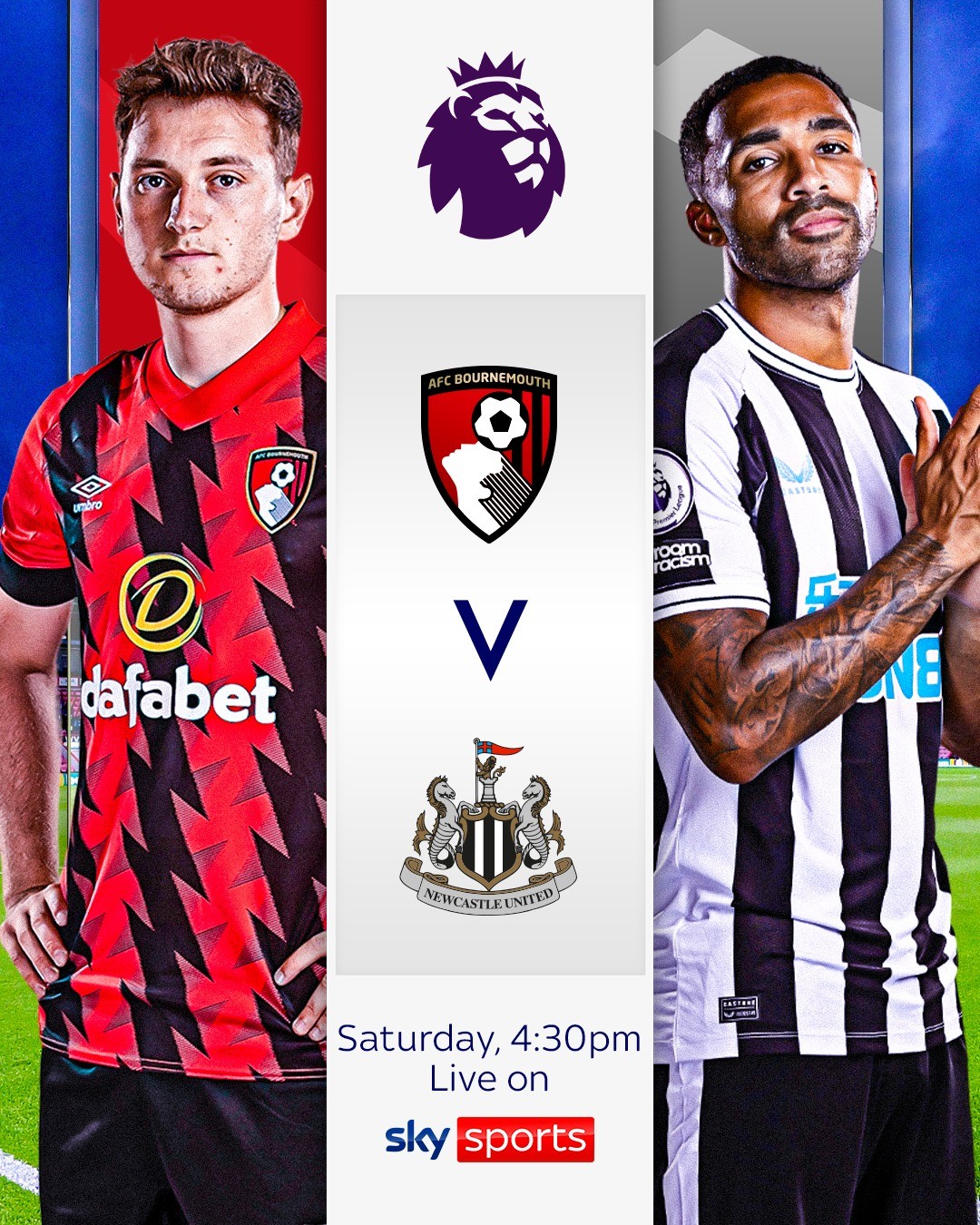 Sky Sports Premier League on X Bournemouth host Newcastle live on Saturday Night Football Leave your score predictions in the comments https t wLyOPTFdlM X
