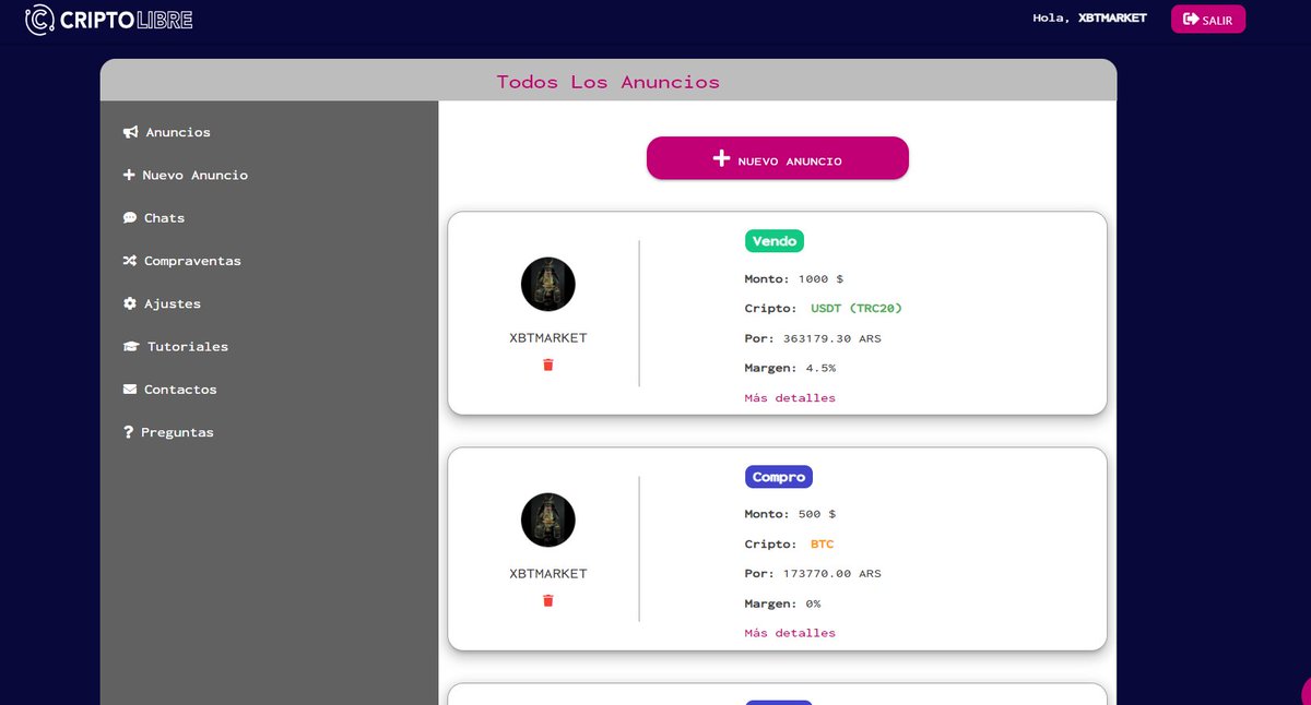 LibreCripto's tweet photo. Ahora podés realizar tus P2P con USDT TRC20 en @LibreCripto . desde la wallet nativa @TronLinkWallet .Tus claves- Tus Cripto- Tu control. Se vienen más anuncios muy pronto. 😉💲 https://t.co/cJsQCm1IXW