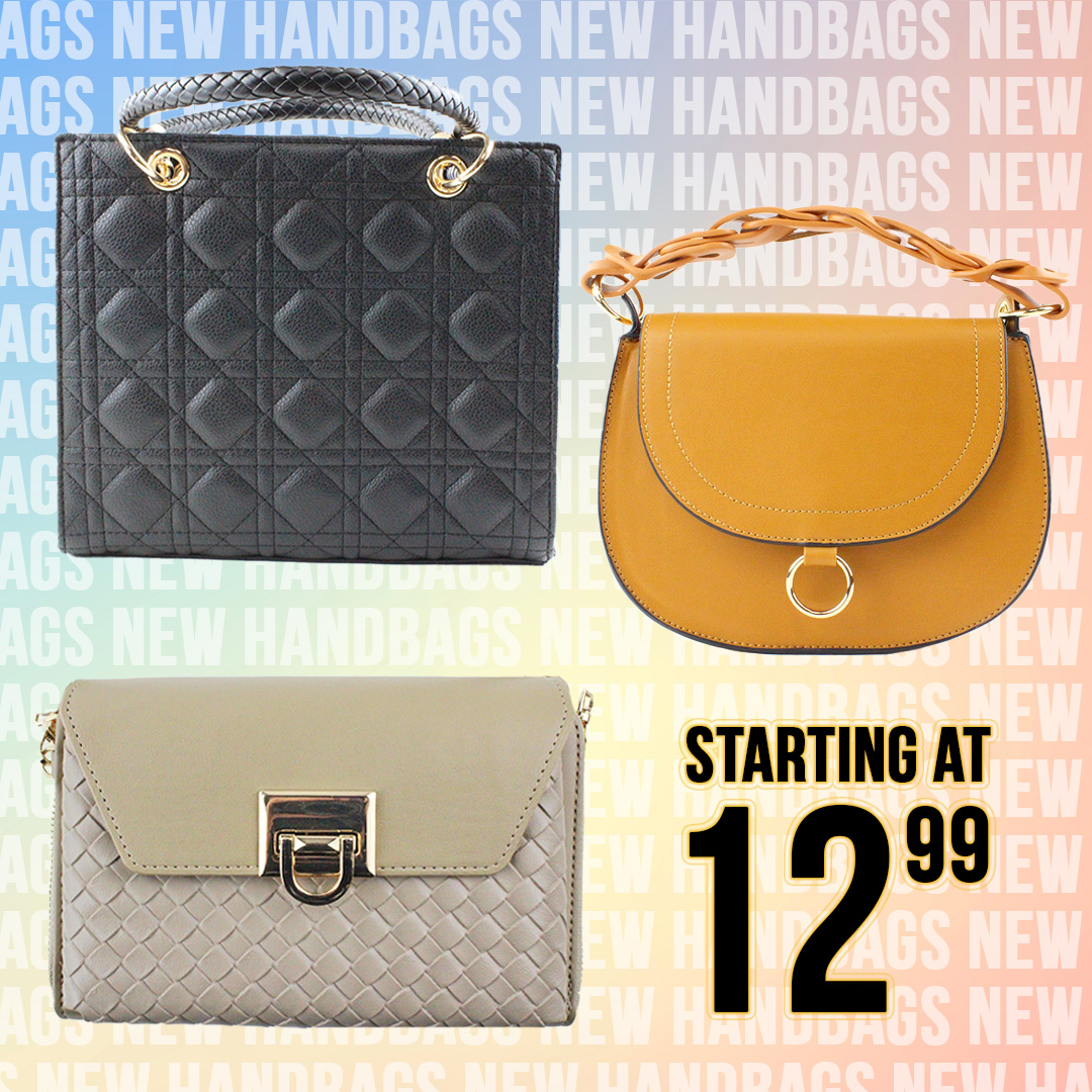 NEW HANDBAGS ALERT 🚨 Shop at #MyMelroseStore for a variety of handbags to accessorize the look!

Handbags starting at $12.99, and store locator link 🔥 ow.ly/T2HG50MOk4m

#Handbags #Purse #Clutch #Fashion #Accessories #Cute
#Style #NewHandbags #Bags #Shopping #HandbagStyle