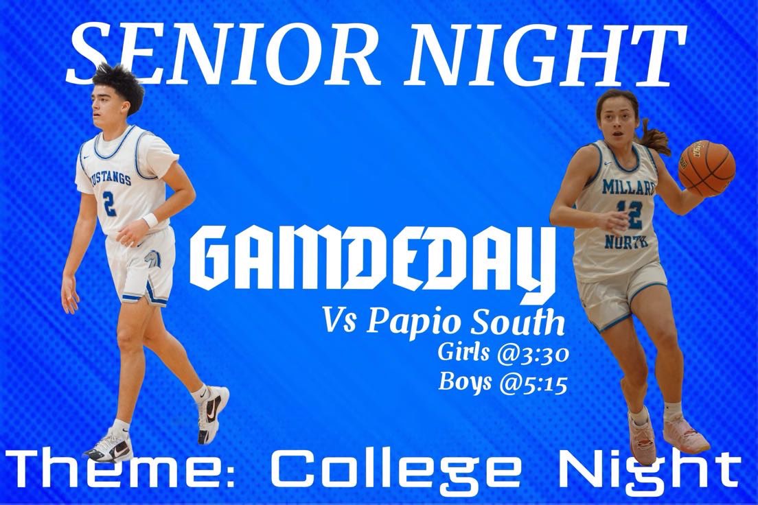 SENIOR NIGHT TONIGHT!! Wear your favorite college shirts and seniors wear where you are going to school next year‼️