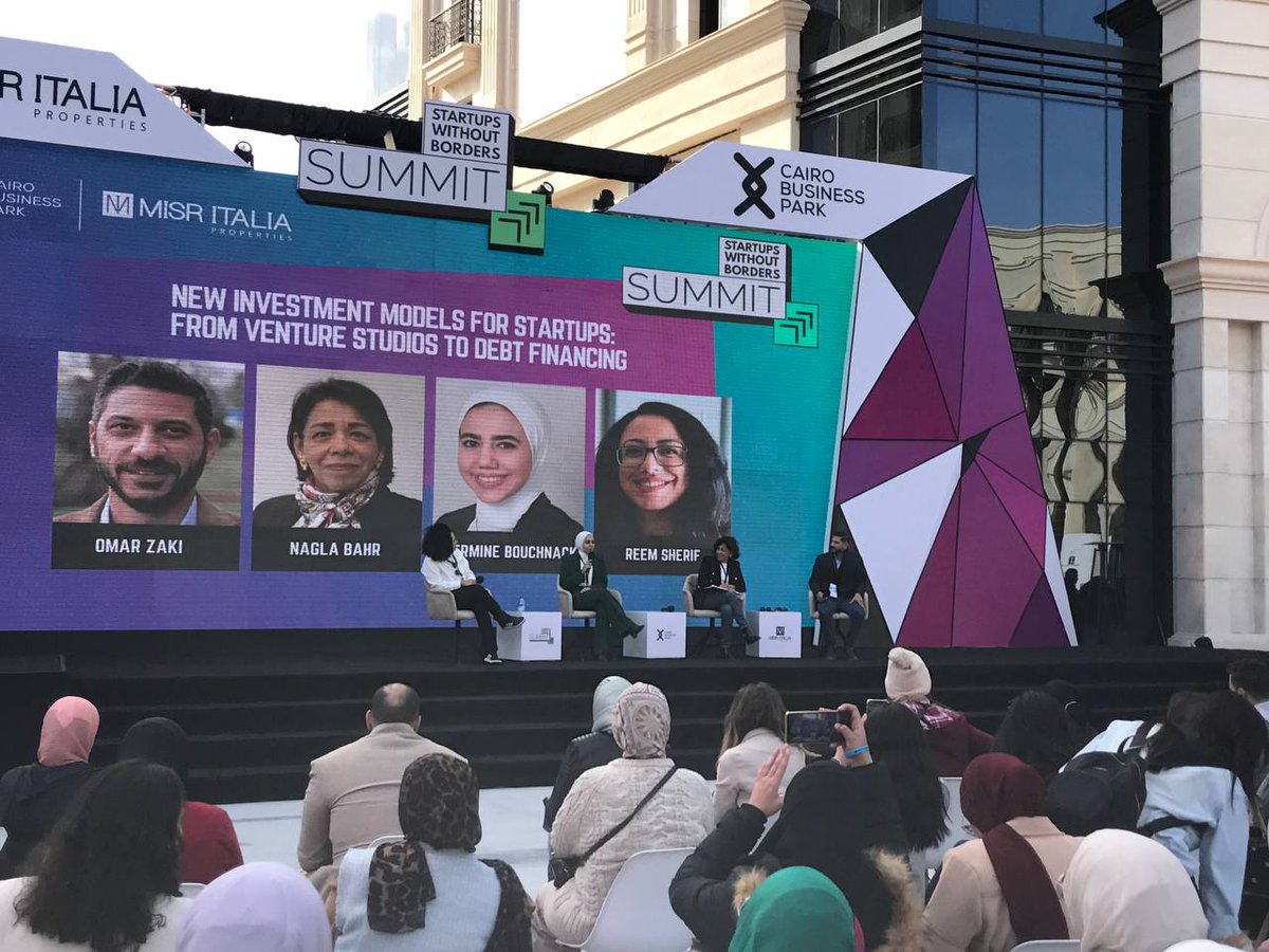 Our Head of Strategy, Alya Kebiri, is at the #StartupsWithoutBorders conference held at <a href="/CairoBusiness/">Cairo Business Park</a> in #Cairo. 

The focus of the summit are new investment models for #startups &amp; discovering new #tech ventures in the #MENA region.

Contact us if you're there🤝

<a href="/startupswb_com/">Startups Without Borders</a>