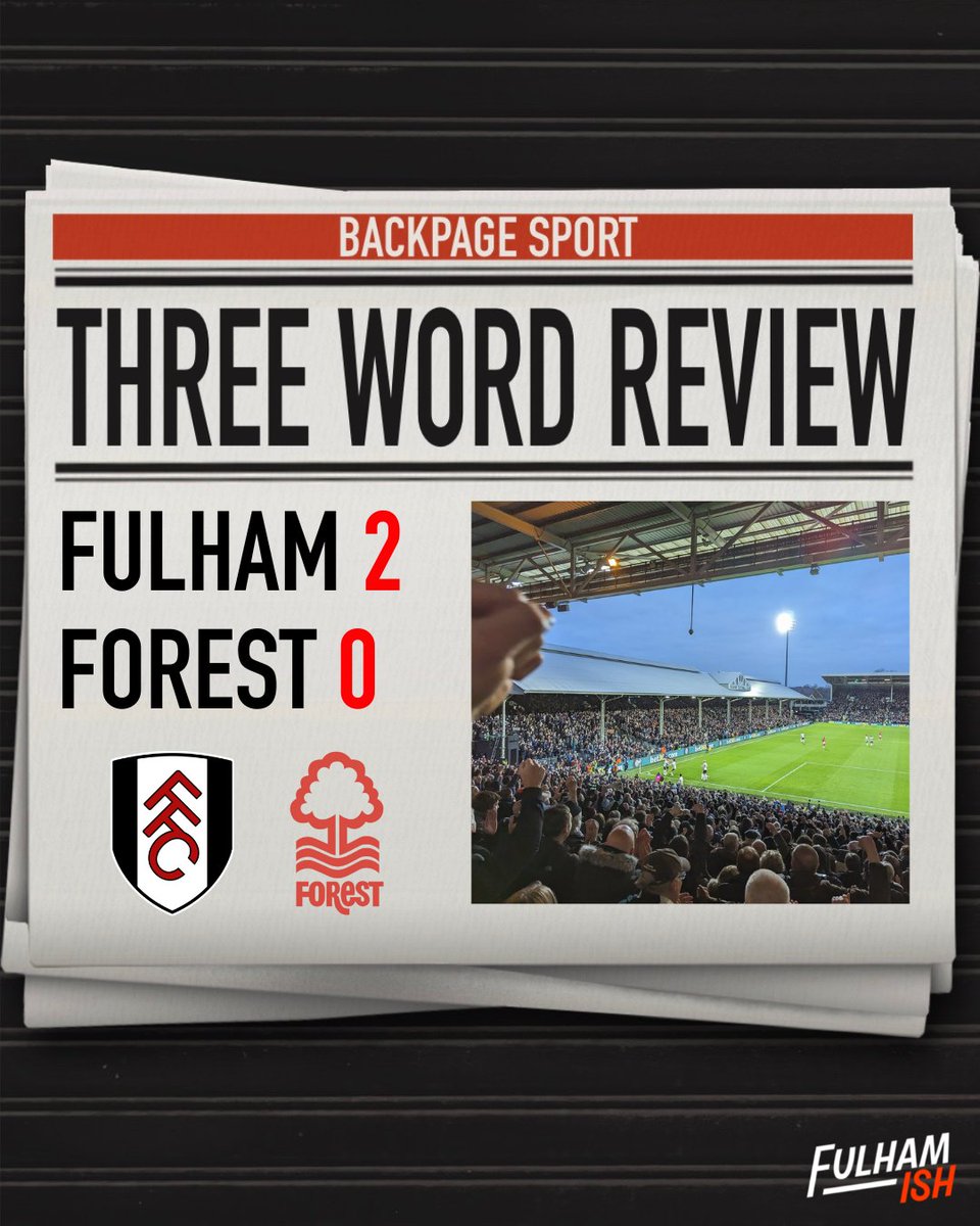 Fulhamish tweet media