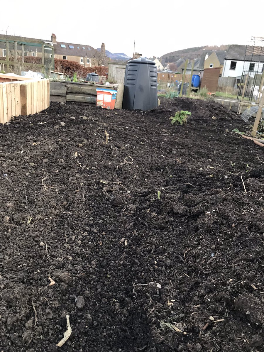 outsidenurse's tweet photo. First visit to the #allotment this year. Quick run over wi the hoe and almost ready to sow! Rhubarb peeking through Love #nodig #springonitsway #inmyhappyplace #allotmentlife β€οΈβ€οΈπ±π± https://t.co/9F3xYp7G6h