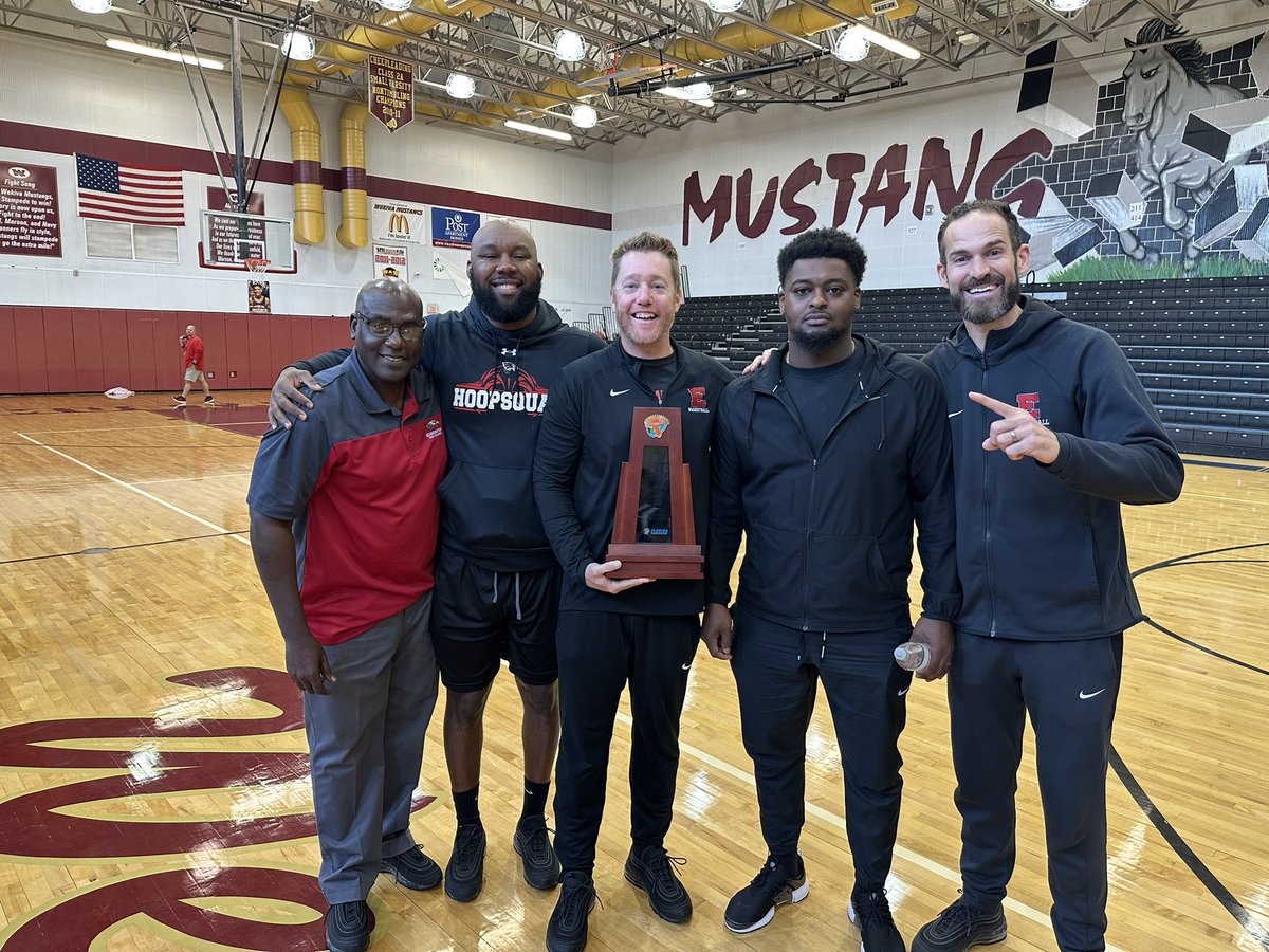 Missing a few of the guys but we got it done. DISTRICT CHAMPS!! 🦅 🦅 🦅