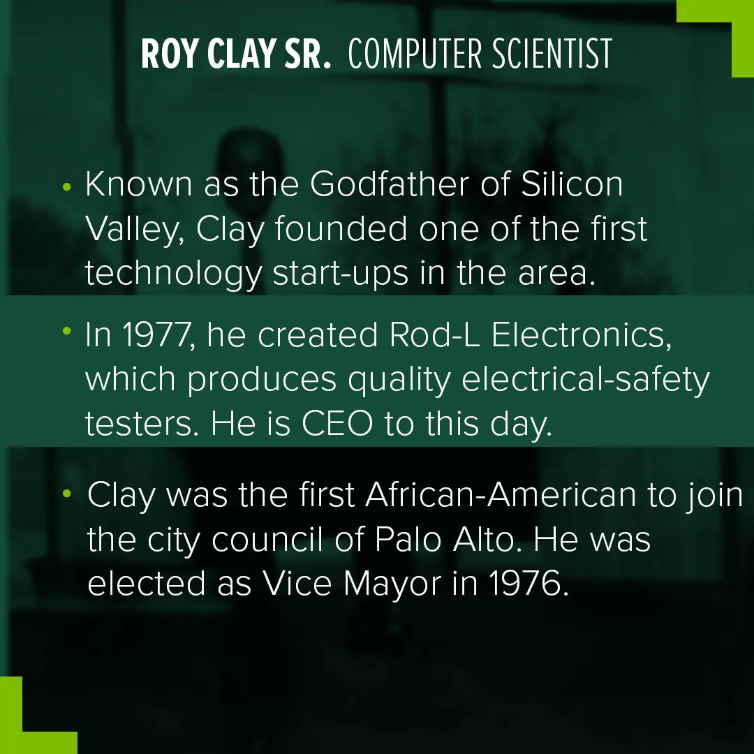 Known as the Godfather of Silicon Valley, Roy Clay Sr is an American computer scientist and inventor. In the 70’s he created Rod-L Electronics, which produces quality electrical-safety testers. These testers provide reliable fault and current detections and more.