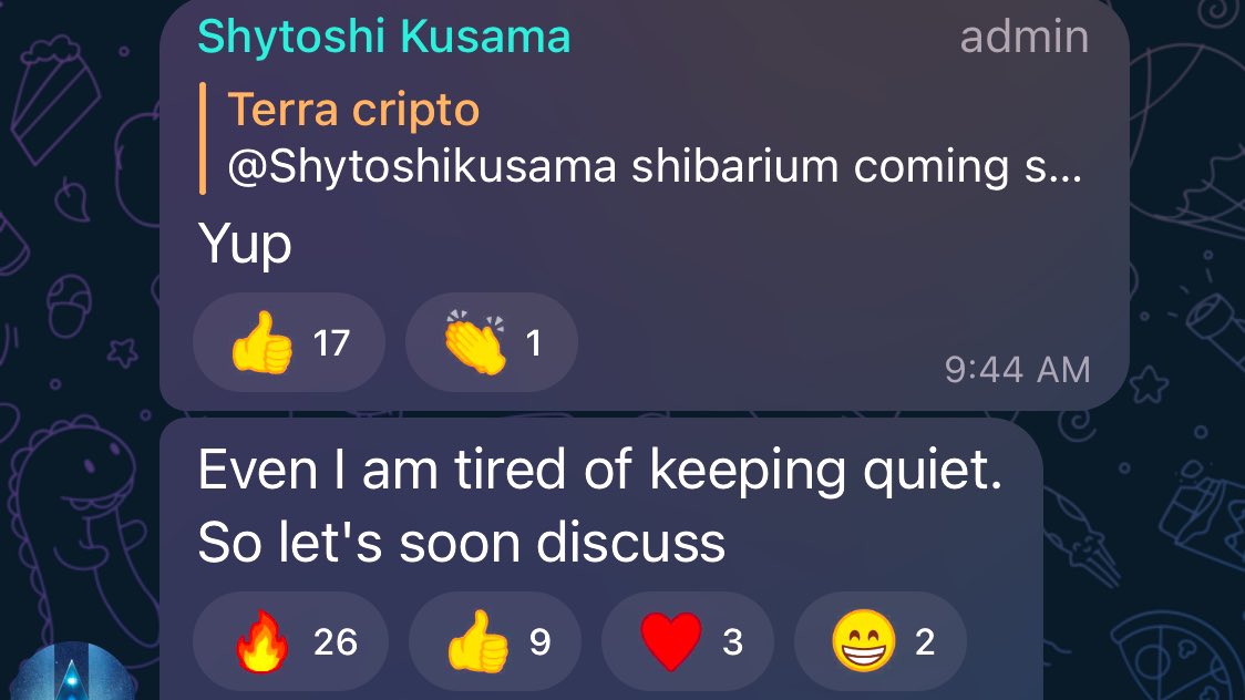 RingoshiToitsu's tweet photo. Exciting messages from Shytoshi about release date of #Shibarium
“There won’t be an on/off switch”, — No exact date!
Shytoshi is even, “tired of keeping quiet”.
“ARCHIVING THIS CHAT. LOVE YOU ALL. SEE YOU ON THE OTHER SIDE”
Don’t discount what #Unification says https://t.co/Bter1LvZVz