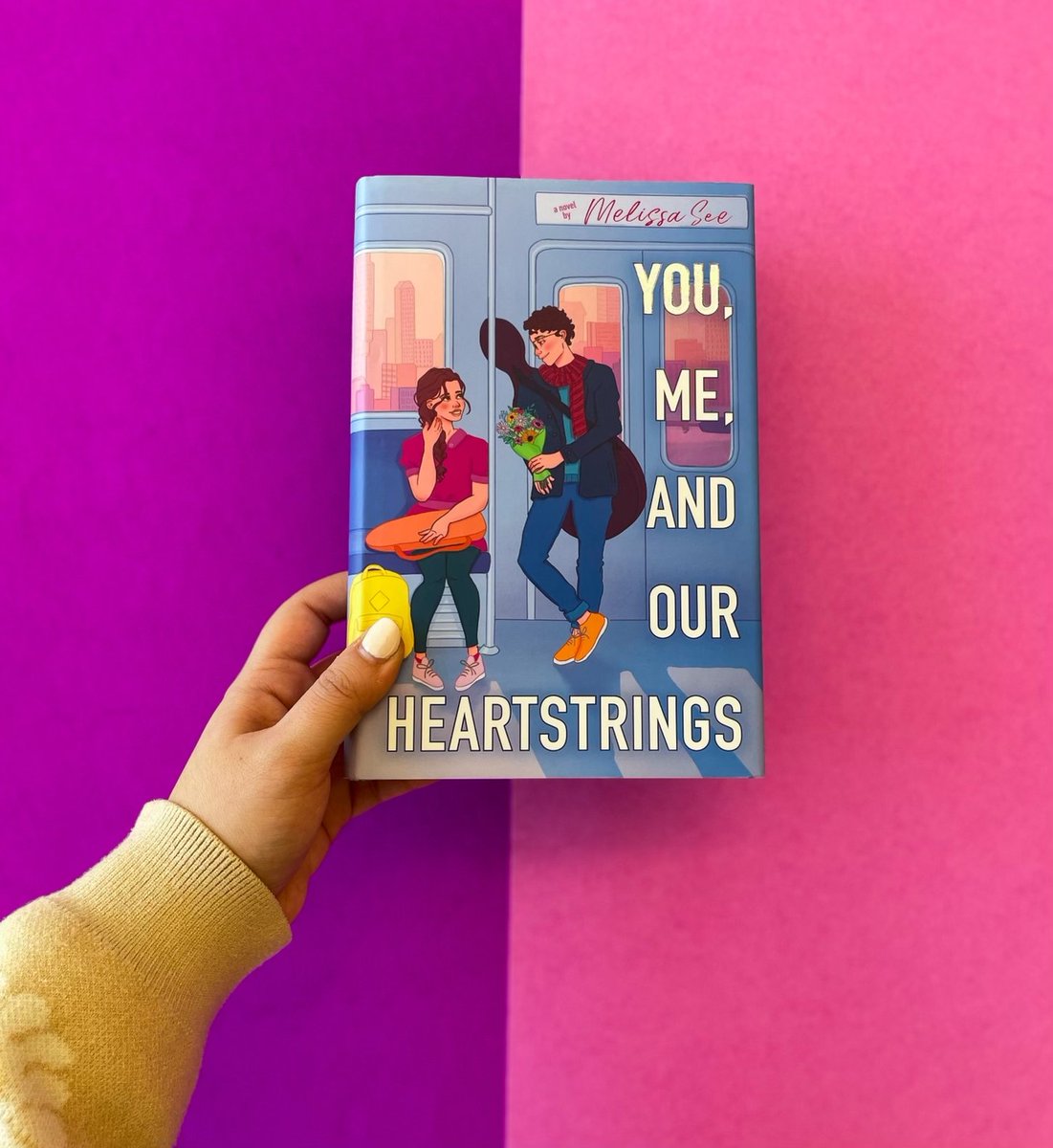ireadya's tweet image. Today for #IheartYA, we are featuring 🎶 YOU, ME, AND OUR HEARTSTRINGS 🎶 by @melissasee! What if the whole world was watching while you fell in love for the first time? 

Find out more about this heartwarming romcom 💖 ➡️ bit.ly/3DBc3gQ