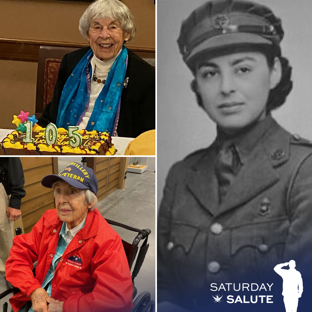 On #SaturdaySalute, we recognize Dr. Monica Kinnaman, celebrating her 105th birthday today! Her service includes volunteering as a nurse & becoming an anti-aircraft artillery officer during the Battle of Britain in WWII. Thank you for your service & happy birthday! We salute you!