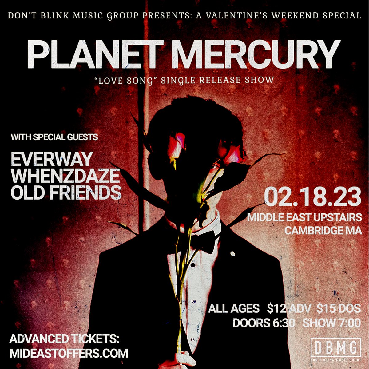 One week out from our show at The Middle East!! Hit the link and grab your tickets!! ticketweb.com/event/planet-m…