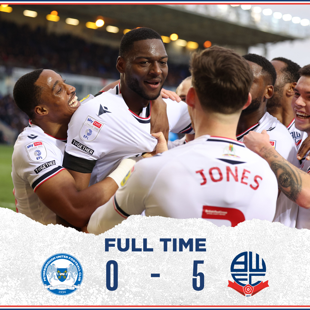 ☑️ Our 5,000th league match.
☑️ 5 goals and a 𝗕𝗜𝗚 win.

😍 Away days don't get much better than that! 👏

🔵 0-5 ⚪️ [FT] #BWFC 🐘🏰