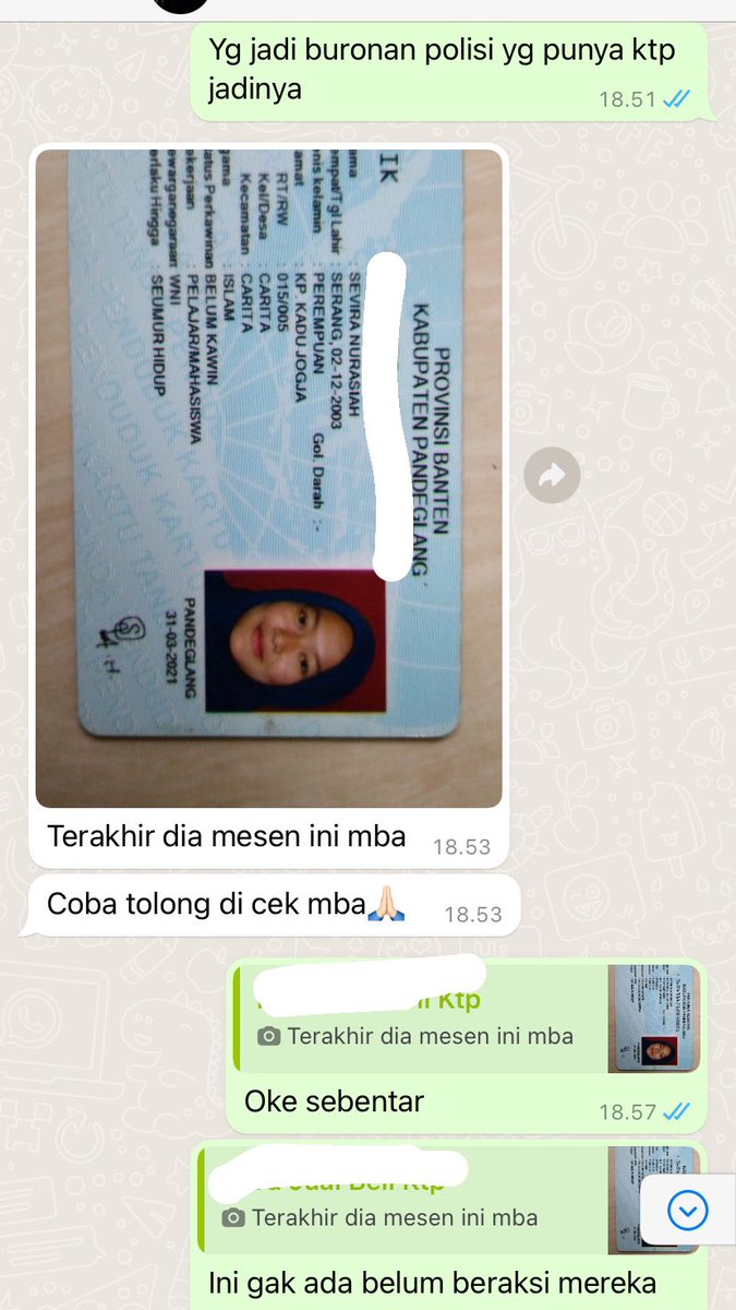 - pelaku utama membeli akun twitter yang aktif dan telah lama join
- pelaku utama membeli instagram aktif dan mempunyai banyak followers
- pelaku utama memberikan nama di get kontak sesuai nama di ktp agar terlihat data bersih
- pelaku utama selalu membuka rekening BRI
